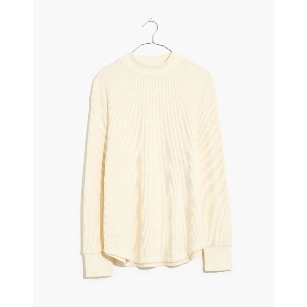 Madewell waffle neck sweater